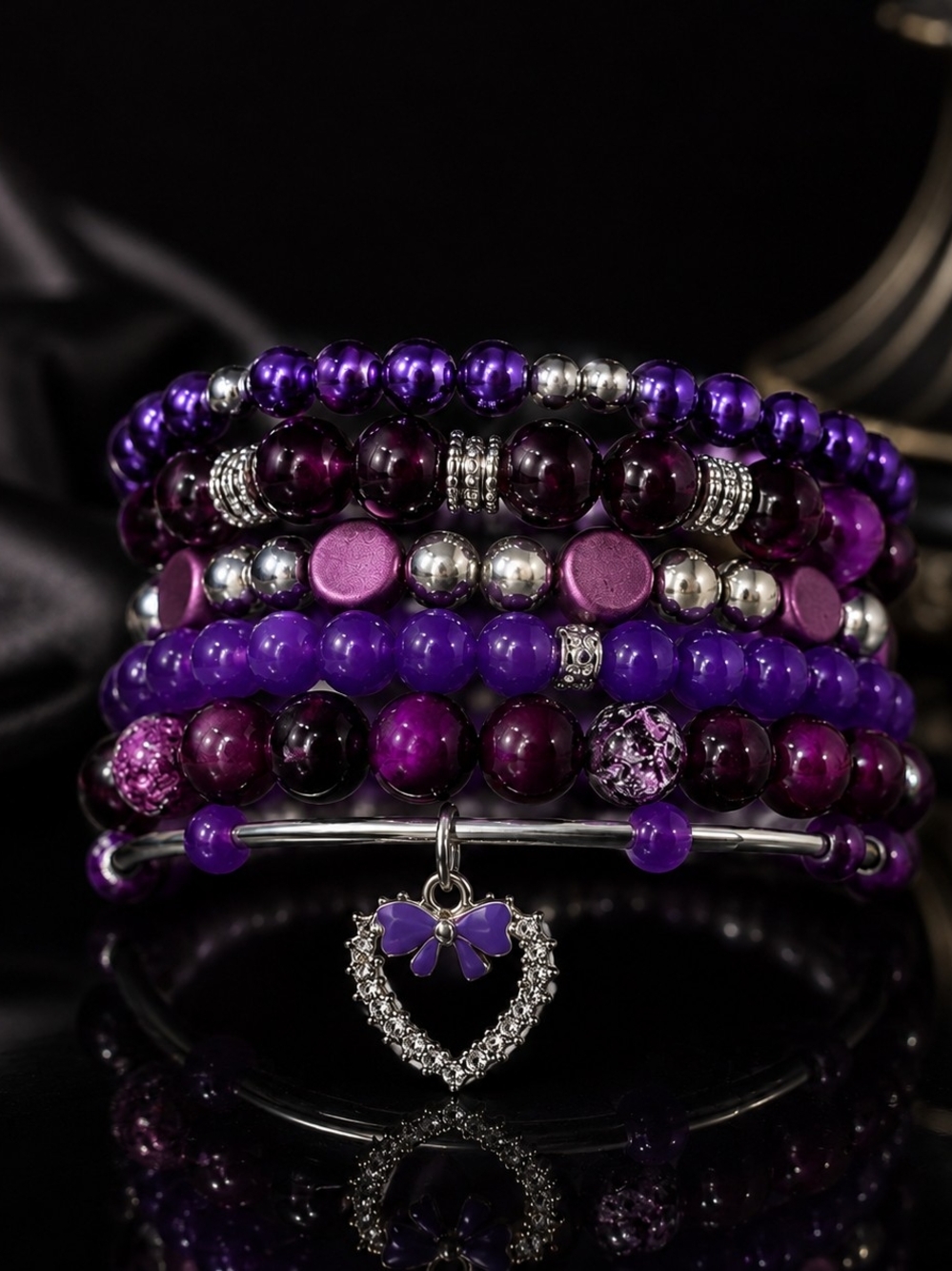 Purple Passion Wrap Bracelet